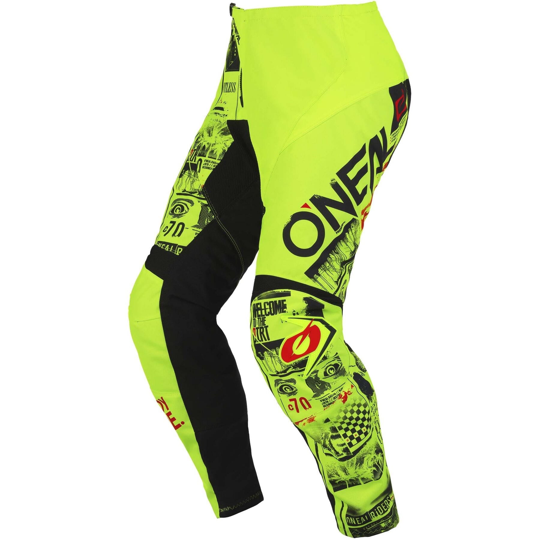 ELEMENT Youth Pants ATTACK V.23 neon yellow/black