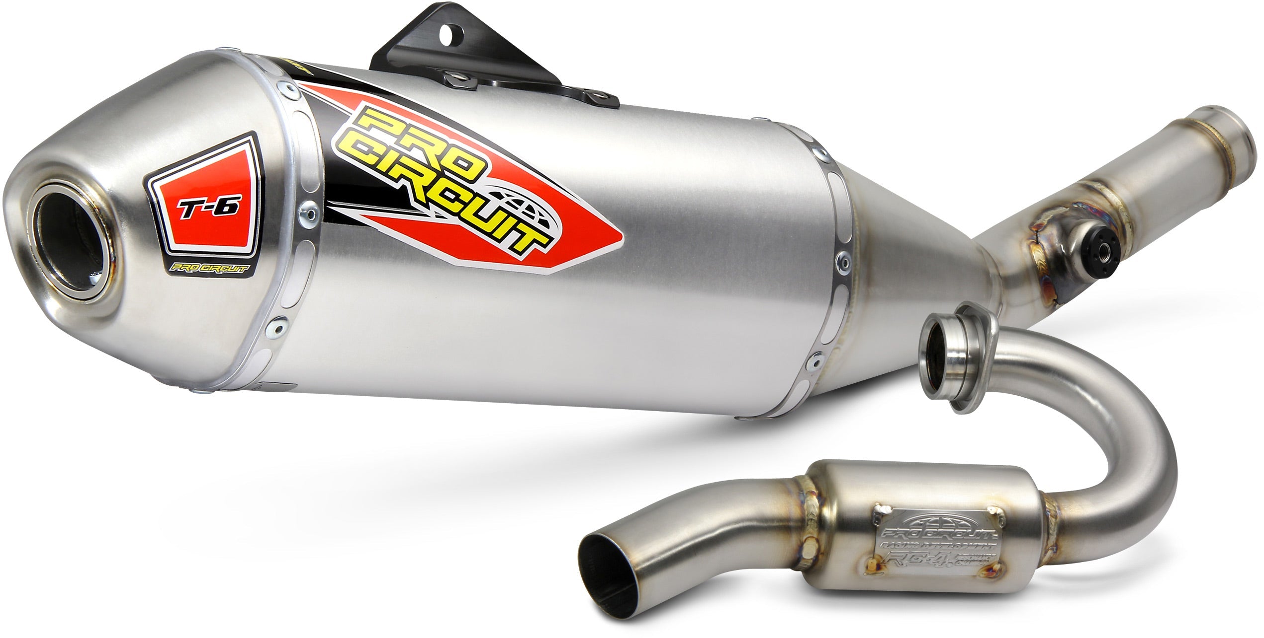 T-6 Stainless System for Kawasaki KX250 2020, showcasing high-performance motorcycle exhaust system design.