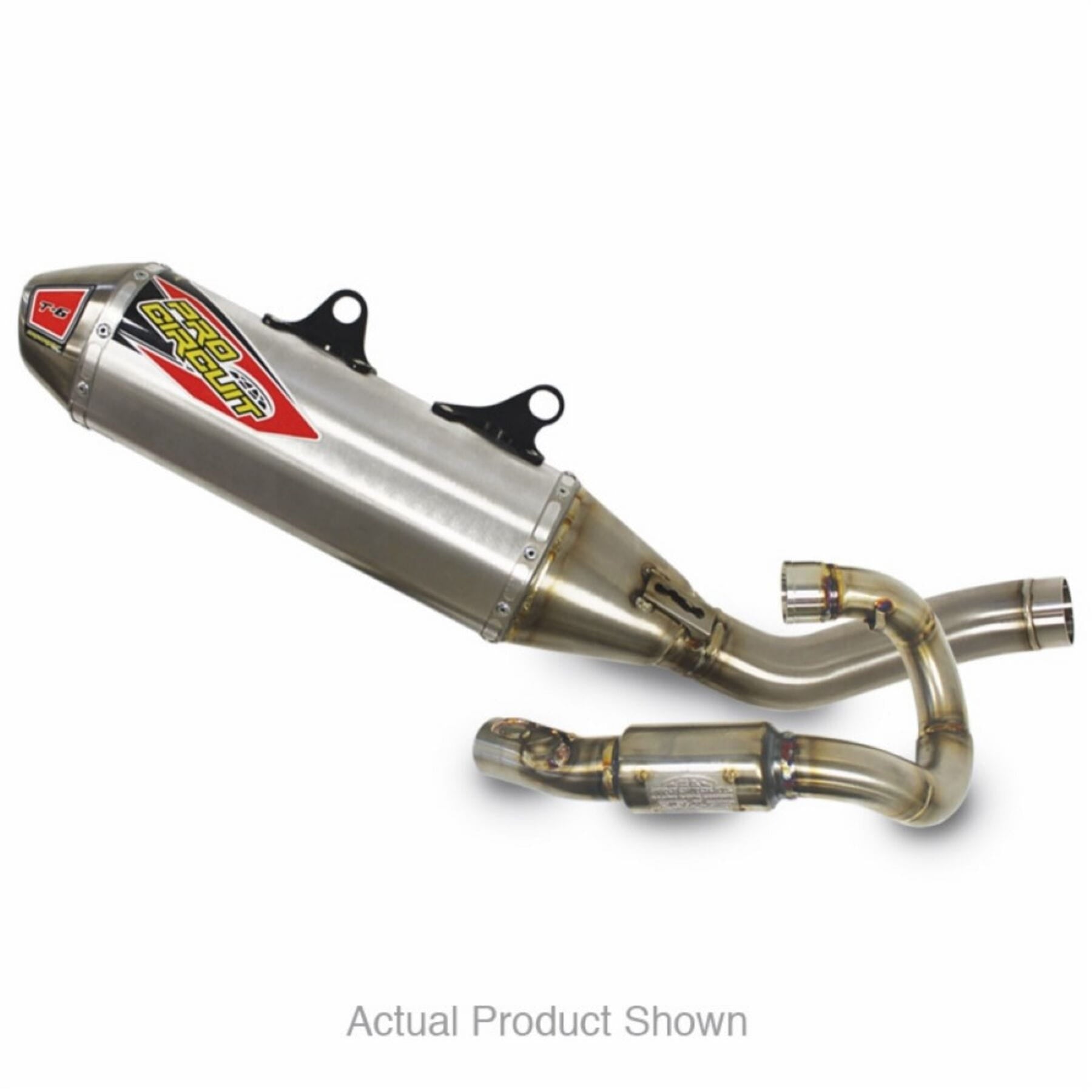 T-6 Stainless System with Titanium Shell and Carbon End-Cap for KTM 350 SX-F 2023