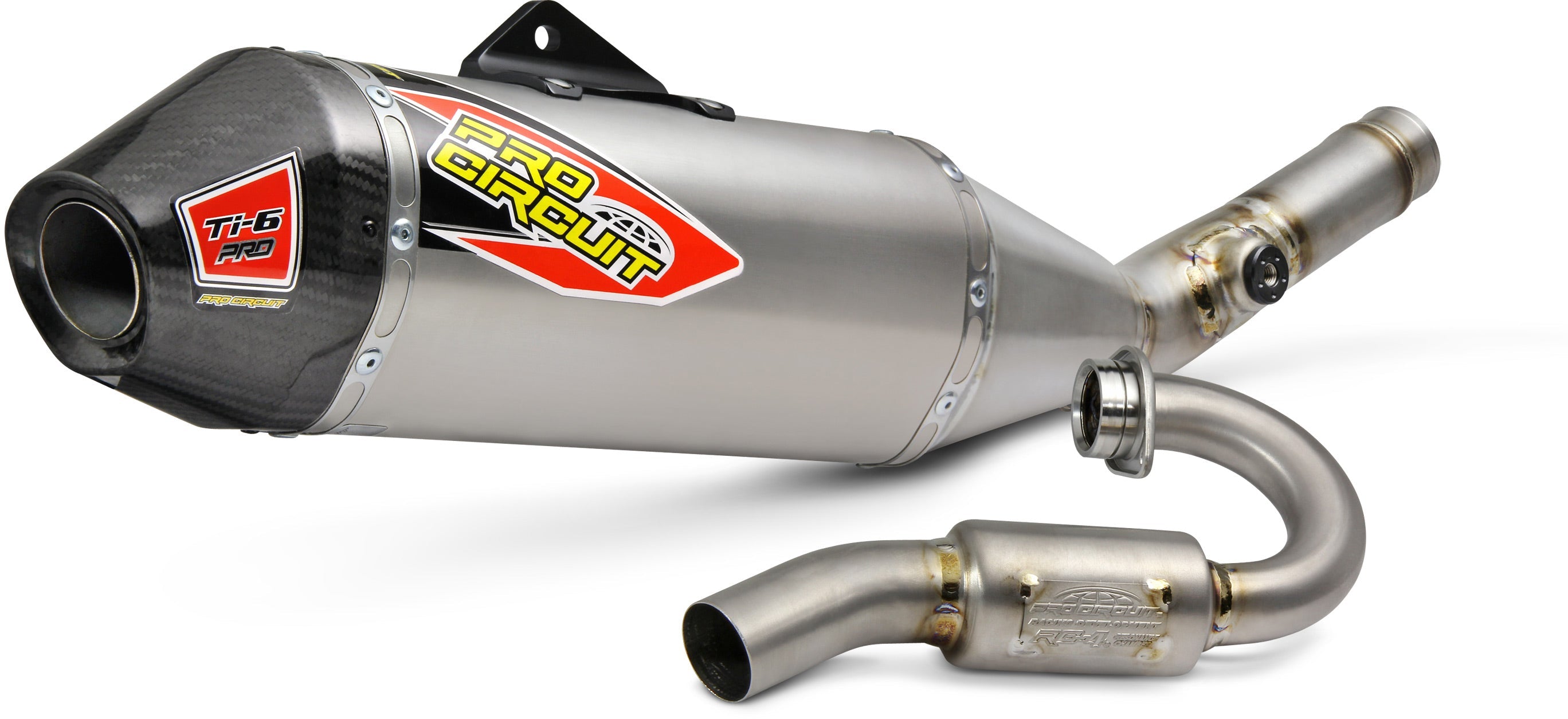 Ti-6 Pro System exhaust with carbon end cap for Kawasaki KX250 2020