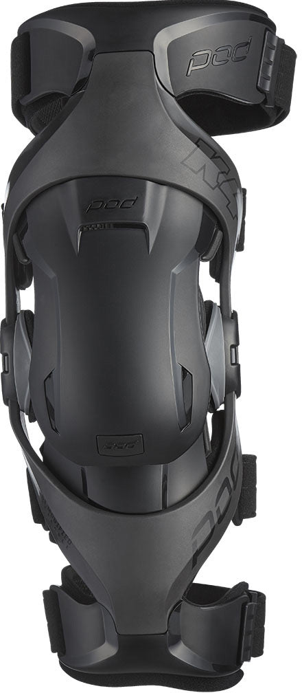 K4 2.0 Knee Brace, designed for support and stability, featuring a sleek black design and adjustable straps, displayed on a white background.