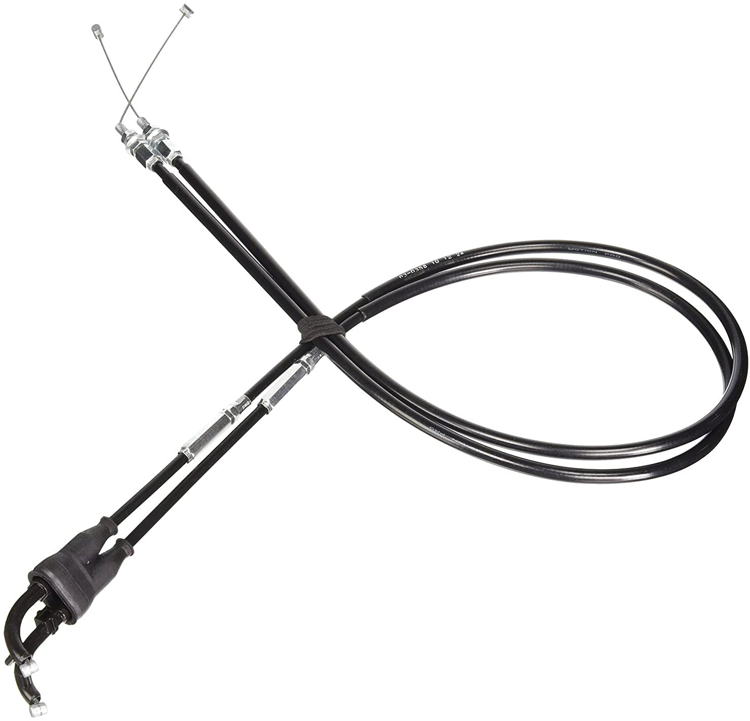 Throttle Cable for SUZUKI RM-Z450 (2008-2017) motorcycle, black color, designed for optimal performance and durability.