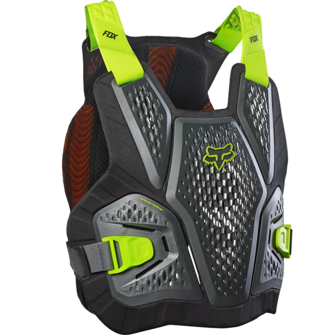 D3O Raceframe Impact Soft Back Chest Guard - Grey | Advanced Protection ...