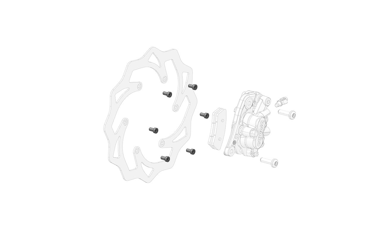 Front brake disc screws M6x12 product image