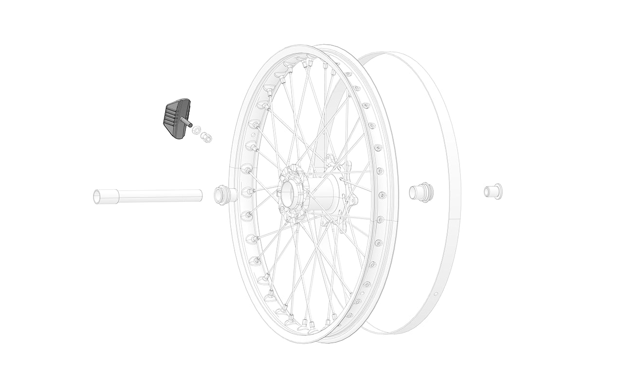 Rim lock 1.60 for secure door locking mechanism